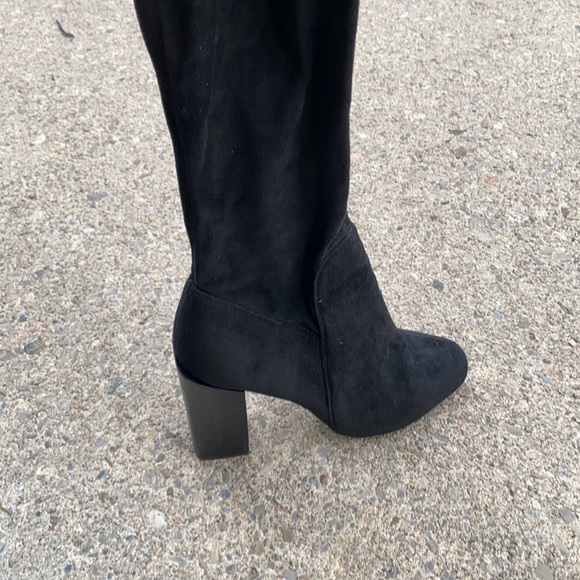 Steve Madden over the knee suede boots - Picture 3 of 4